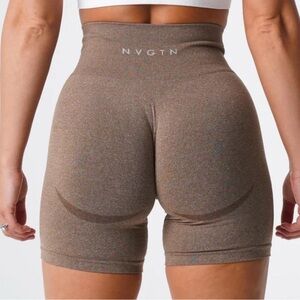 NVGTN High-Waisted Tan Shorts for Women